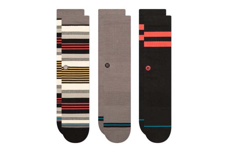 Stance Parallels 3 Pack Socks - Multi