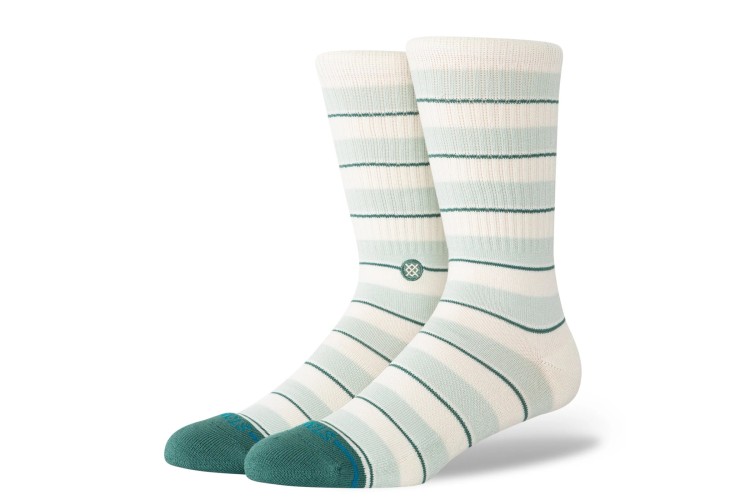 Stance Striped It  Crew Socks - Tea