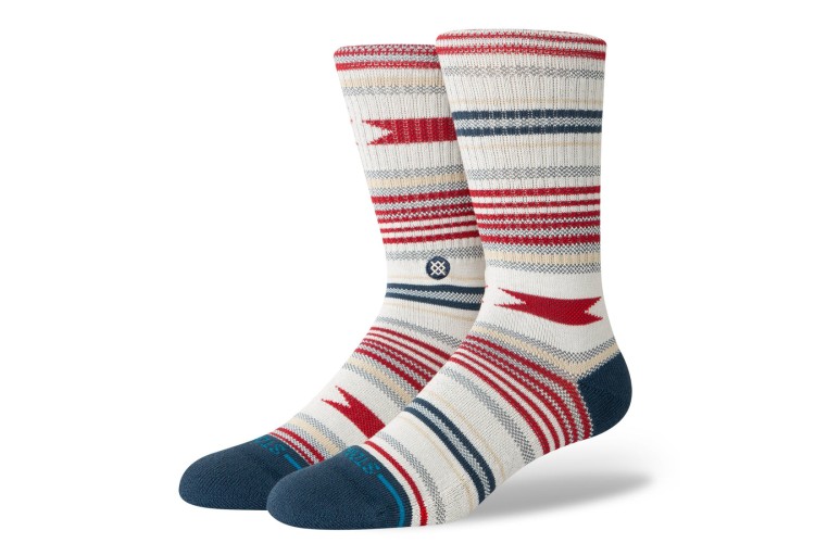 Stance Vista Cruz Crew Socks - Vintage White