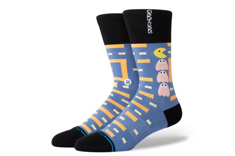 Stance X Pac Man Pedler Crew Socks - Blue