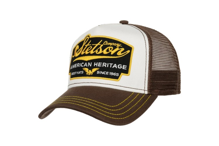 Stetson American Heritage Trucker Cap - Dark Brown