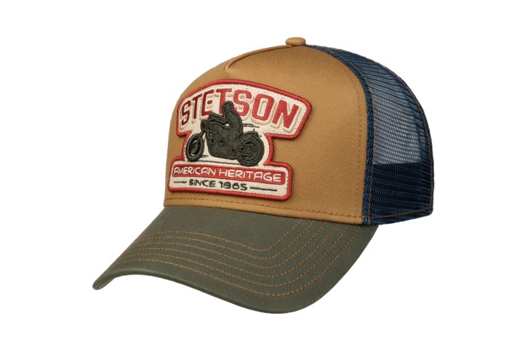 Stetson Biker Trucker Cap - Blue