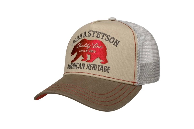 Stetson JBS Bear Trucker Cap - Beige