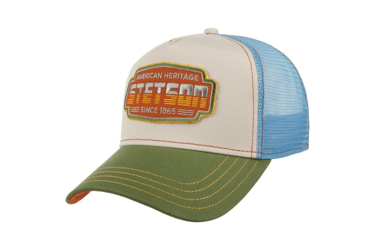 Stetson Lightning Trucker Cap - Green/Blue