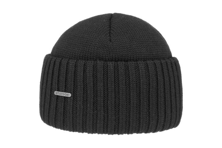 Stetson Northpoint Knitted Beanie Hat - Black