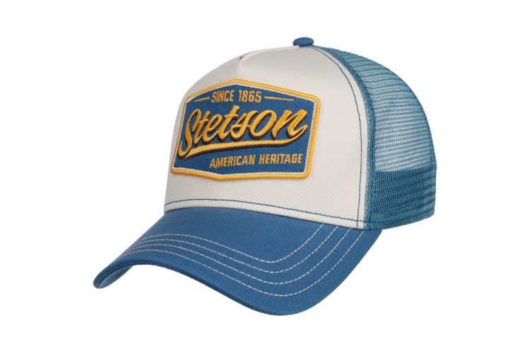Stetson Since 1865 Vintage Trucker Cap - Blue