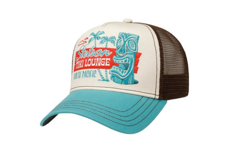 Stetson Tiki Lounge Trucker Cap - Brown