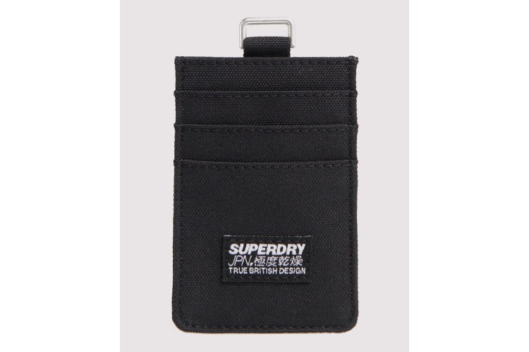 Superdry Fabric Card Holder Wallet - Black