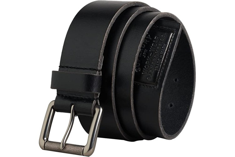 Superdry Vintage Boxed Leather Belt - Black