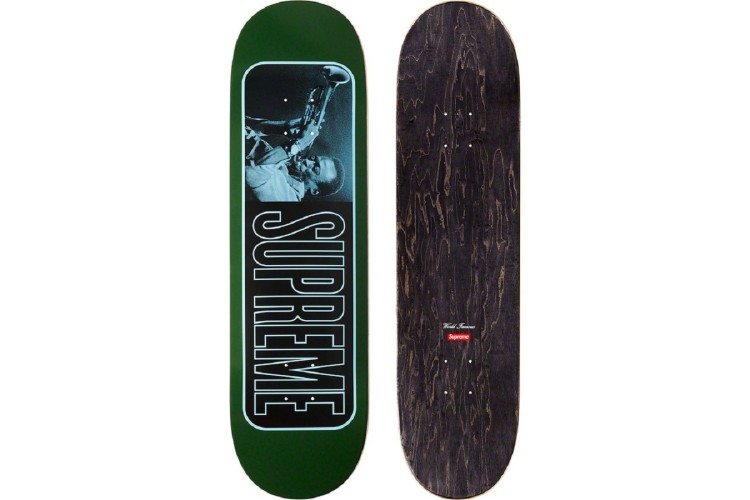 Supreme (Resell) Miles Davis Green 8.375 Skateboard Deck