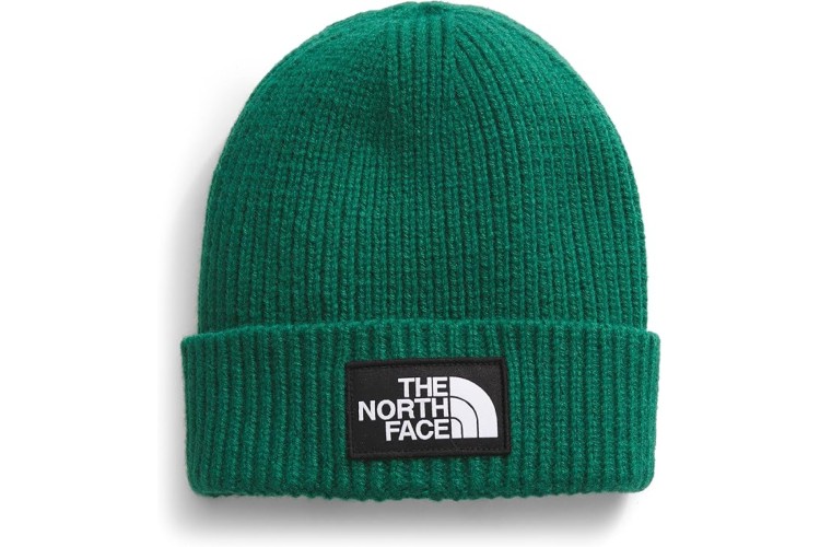 The North Face TNF Box Logo Cuf Beanie - Evergreen