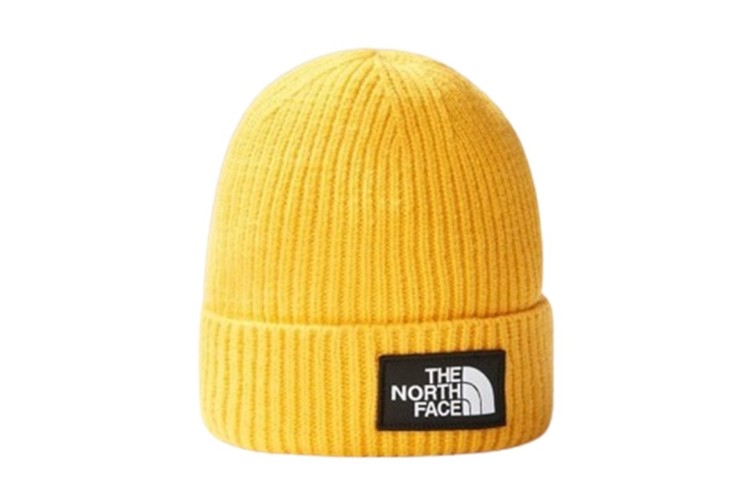 The North Face TNF Box Logo Cuf Beanie - Summit Gold