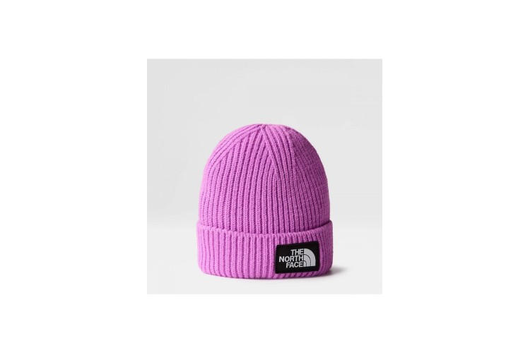 The North Face TNF Box Logo Cuf Beanie - Violet Crocus