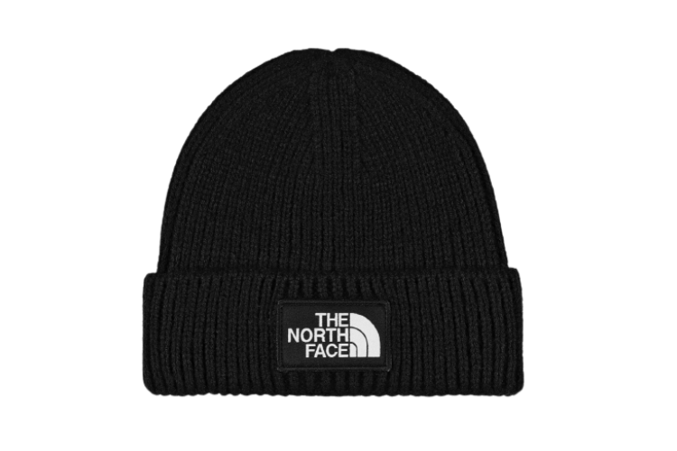 The North Face TNF Box Logo Cuf Beanie - Black 