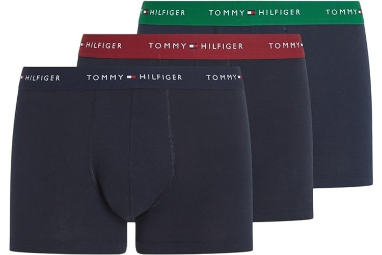 Tommy Hilfiger 3 Pack Trunk - Rouge ,Nouveau Green / Desert Sky OSS