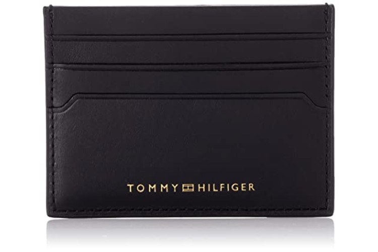 Tommy Hilfiger Casual Leather CC Holder - Black