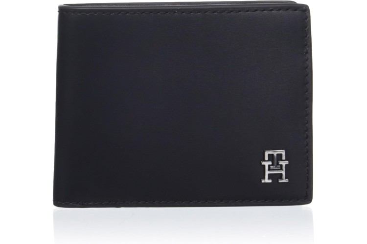 Tommy Hilfiger Modern Lea Leather Card Wallet - Black
