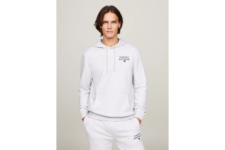 Tommy Hilfiger OH Hawk Hoodie Sweatshirt - Ice Grey Heather