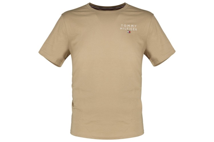 Tommy Hilfiger Original Logo Lounge S/S T-Shirt - Beige