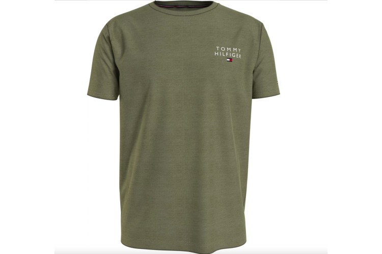 Tommy Hilfiger Original Logo Lounge S/S T-Shirt - Faded Olive