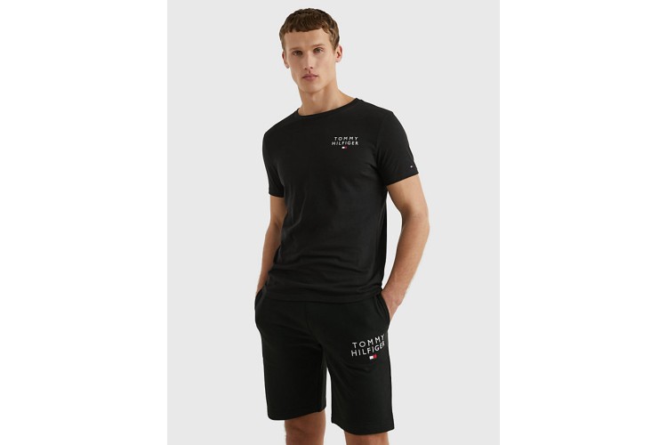 Tommy Hilfiger Original Logo Lounge S/S T-Shirt - Black