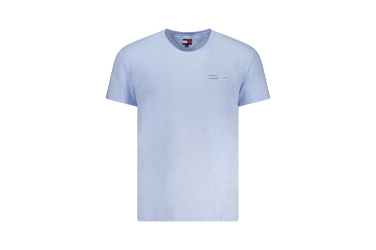Tommy Jeans Mirror Logo T-Shirt - Azzurro Blue