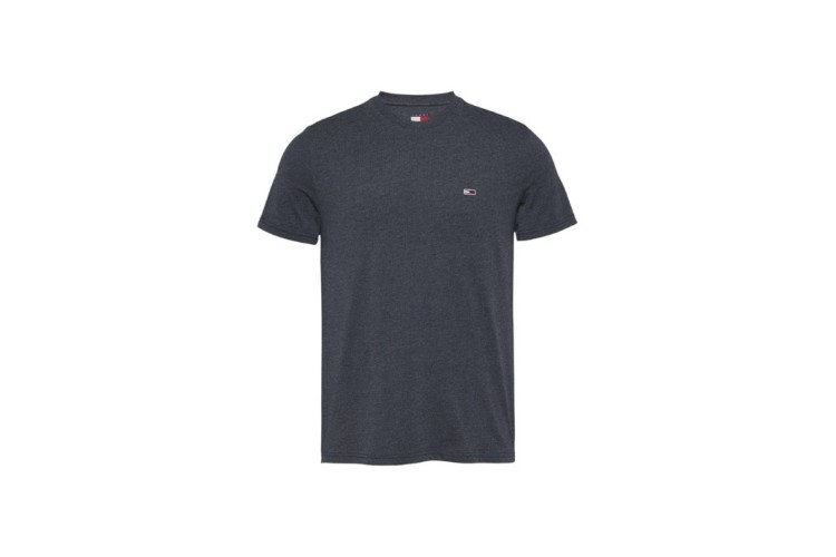 Tommy Jeans Slim Chest Logo T-Shirt - Dark Night Navy Heather