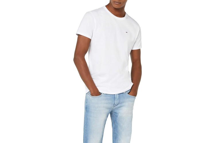 Tommy Jeans TJX Slim Jersey T-Shirt -  White