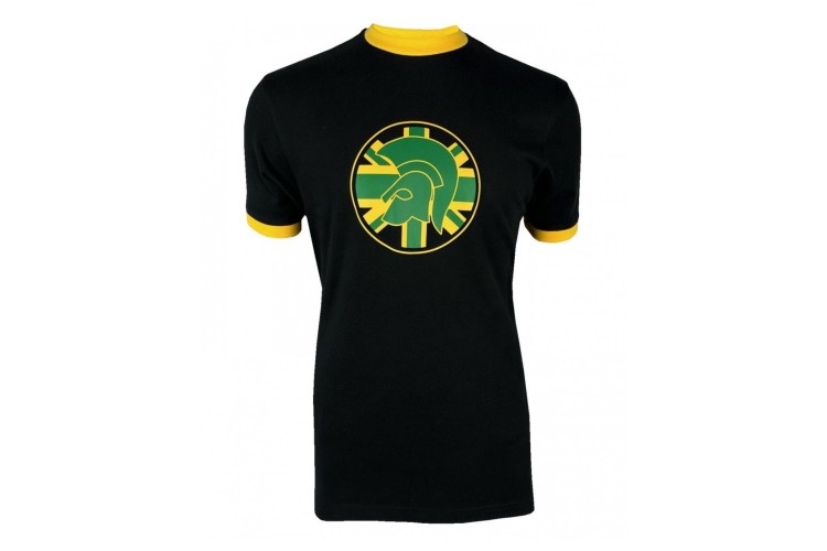 Trojan Flag Logo TC/1046 S/S T-Shirt - Black