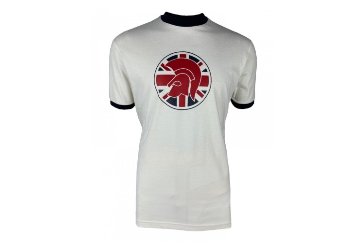 Trojan Flag Logo TC/1046 S/S T-Shirt - White