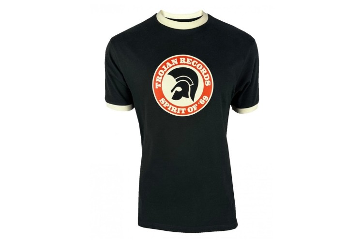 Trojan Spirit Of '69 logo TC/1006 S/S T-Shirt - Black
