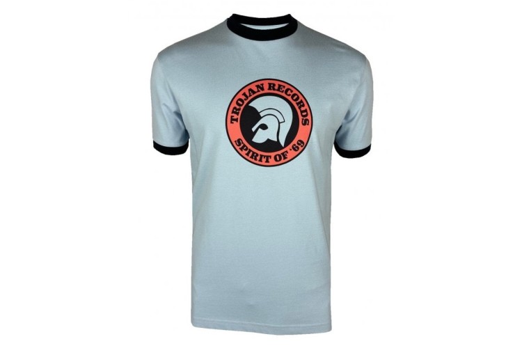 Trojan Spirit Of '69 logo TC/1006 S/S T-Shirt - Powder