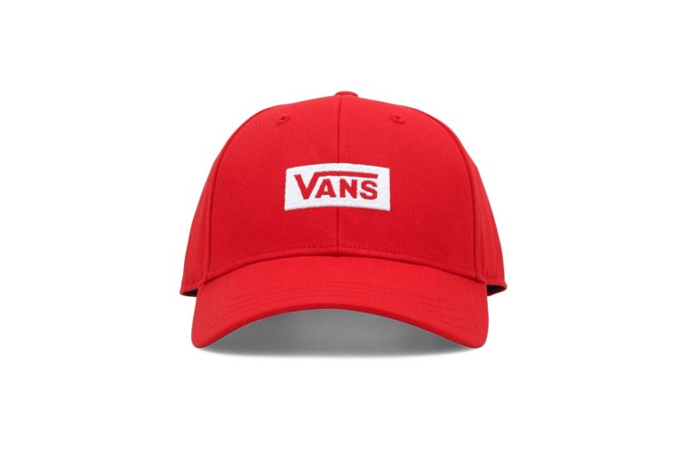 Vans Logo Boxed Structure Cap - Red