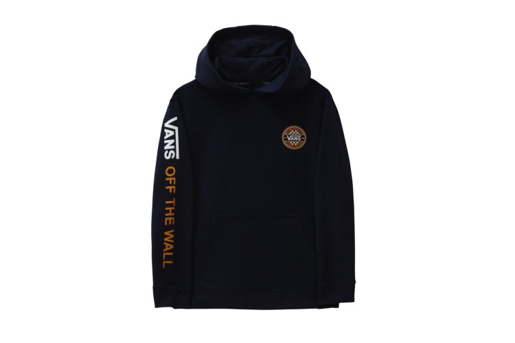 Vans Boys Circled Checker Hoody - Dress Blues