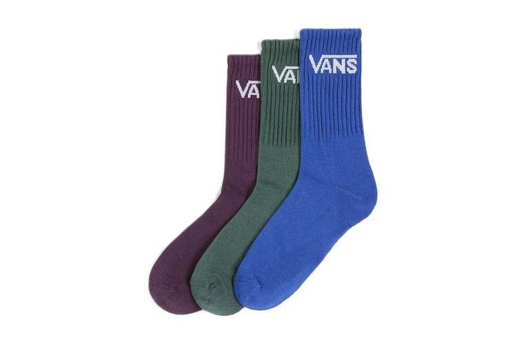 Vans Boys Classic Crew Socks - UK 1/5 - Blue