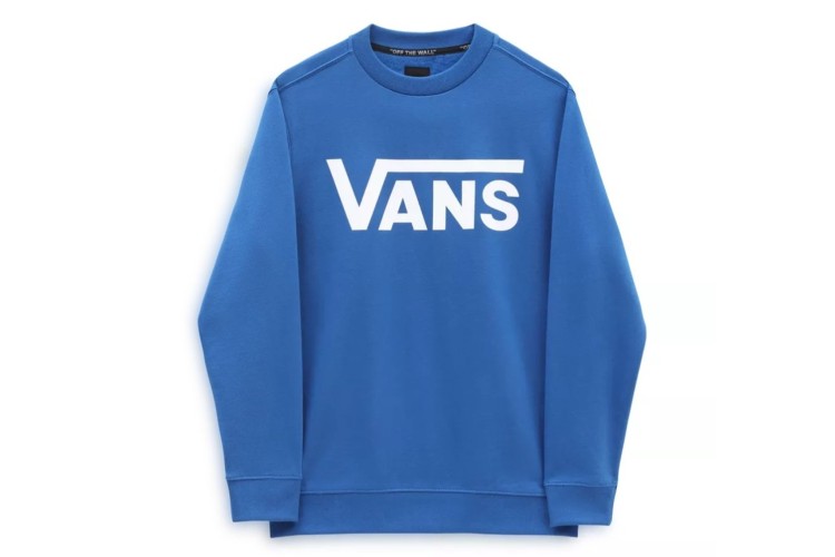 Vans Boys Classic Crew Sweatshirt - True Blue /White