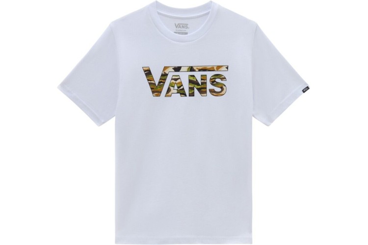 Vans Boys Classic Logo Fill S/S T-Shirt - White