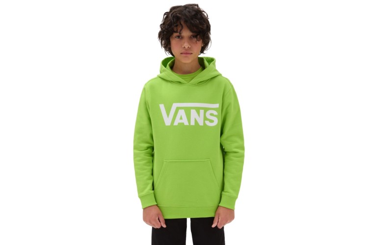 Vans Boys Classic Logo Pullover Hoody - Lime Green