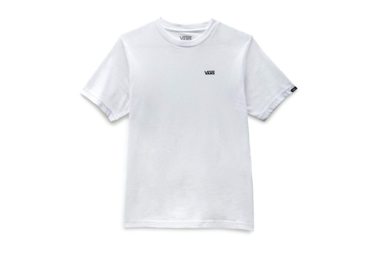 Vans Boys Left Chest Logo S/S T Shirt - White