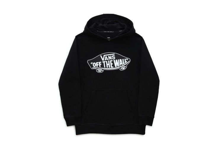 Vans Boys Off The Wall Logo Hoodie - Black