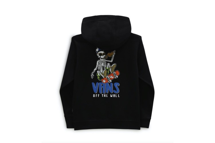 Vans Boys Skull Slices Pullover Hoody - Black