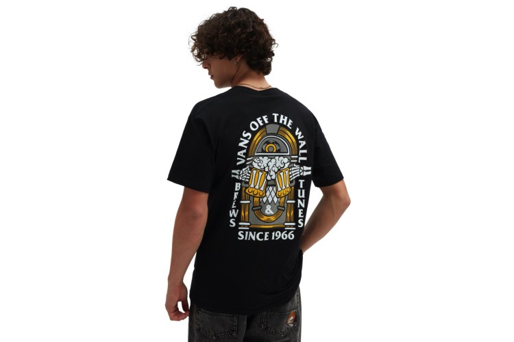 Vans Brew Bros Tunes S/S T Shirt - Black