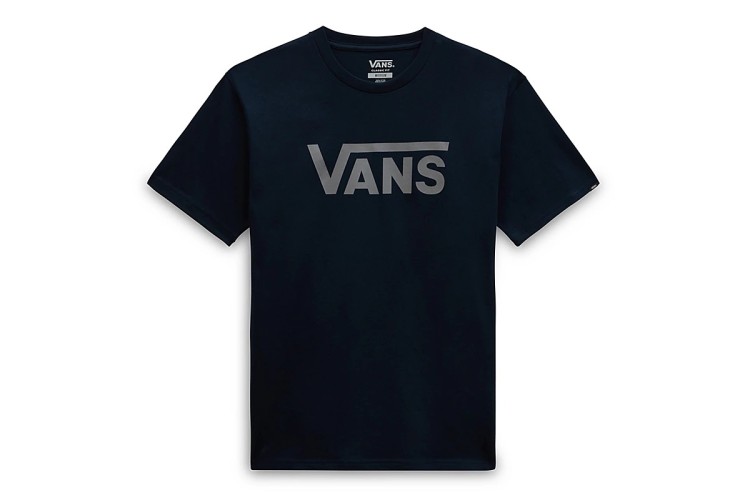 Vans Classic Logo S/S T-Shirt - Navy/Frost Grey