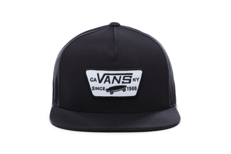 Vans MN Full Patch Snapback Cap - Black