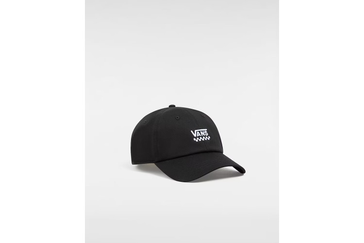 Vans BlackCourt Side Curved Bill Jockey Hat - Black