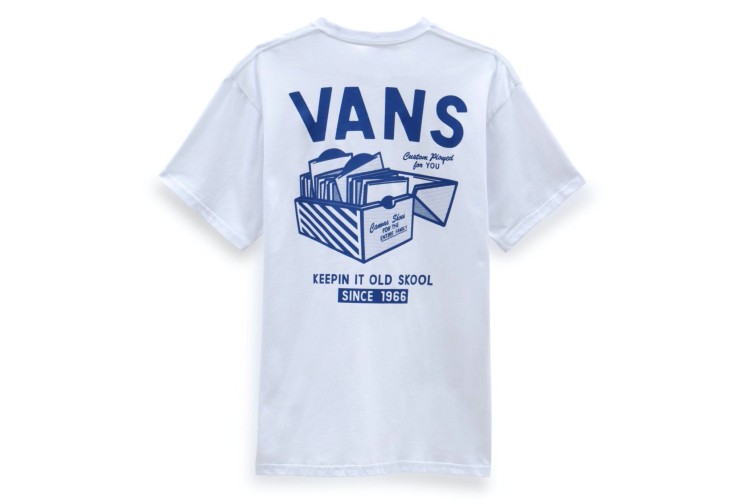 Vans Record Label T Shirt - White