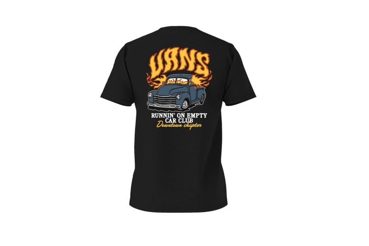 Vans Running On Empty S/S T Shirt - Black