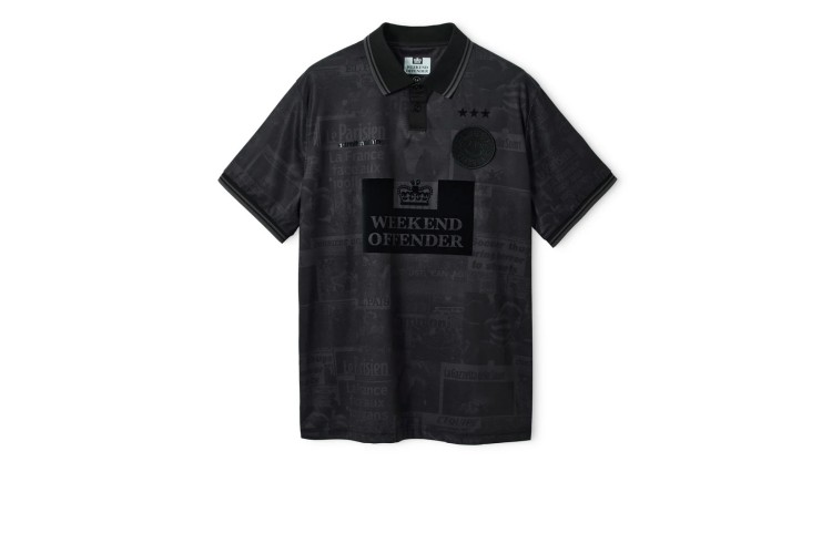 Weekend Offender Blackout Football Shirt - Black