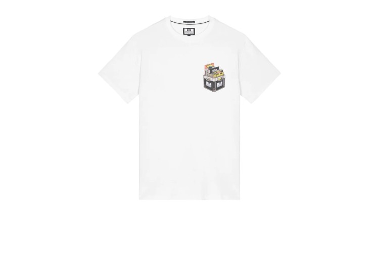 Weekend Offender Diggin Graphic T-Shirt - White