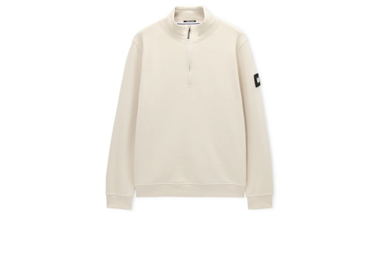 Weekend Offender Kraviz 1/4 Zip Sweatshirt - Calcium